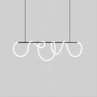 GLORIFY BLACK Linear Chandelier