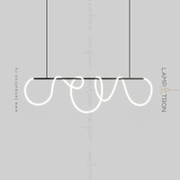 GLORIFY BLACK Linear Chandelier