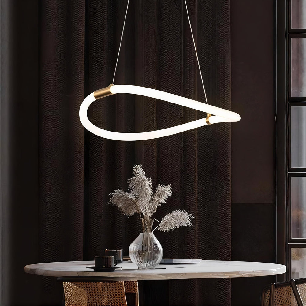 GLORIFY HALO A Ring Chandelier by Lampadom - side view