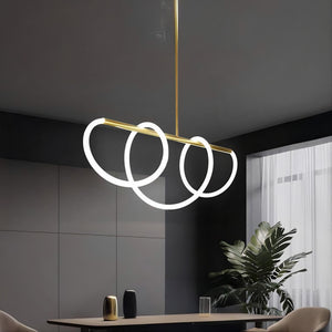GLORIFY L Linear Chandelier by Lampadom