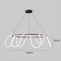 GLORIFY LUX R Ring Chandelier by Lampadom - close-up