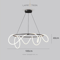 GLORIFY LUX R Ring Chandelier by Lampadom - detail view