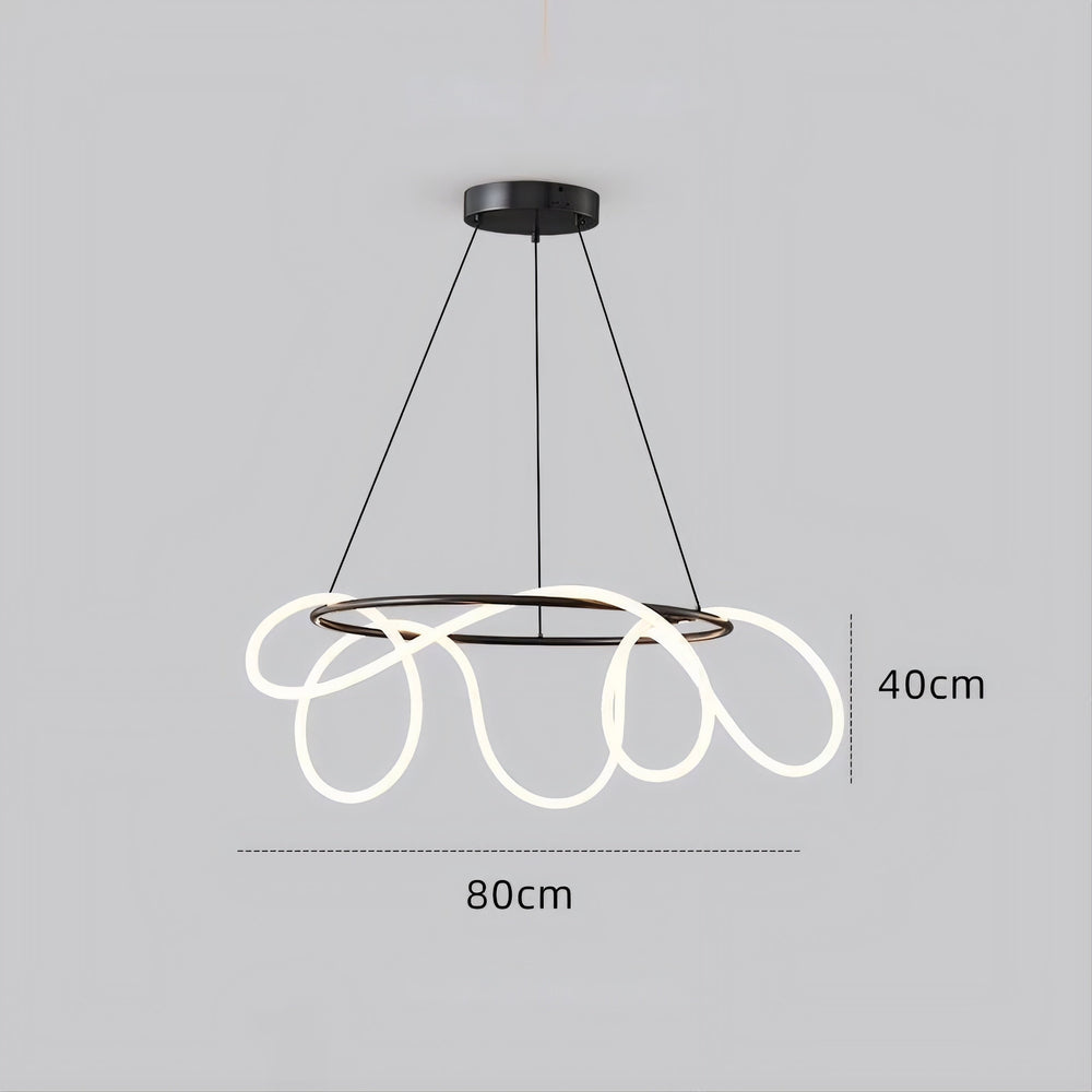 GLORIFY LUX R Ring Chandelier by Lampadom - ambient shot