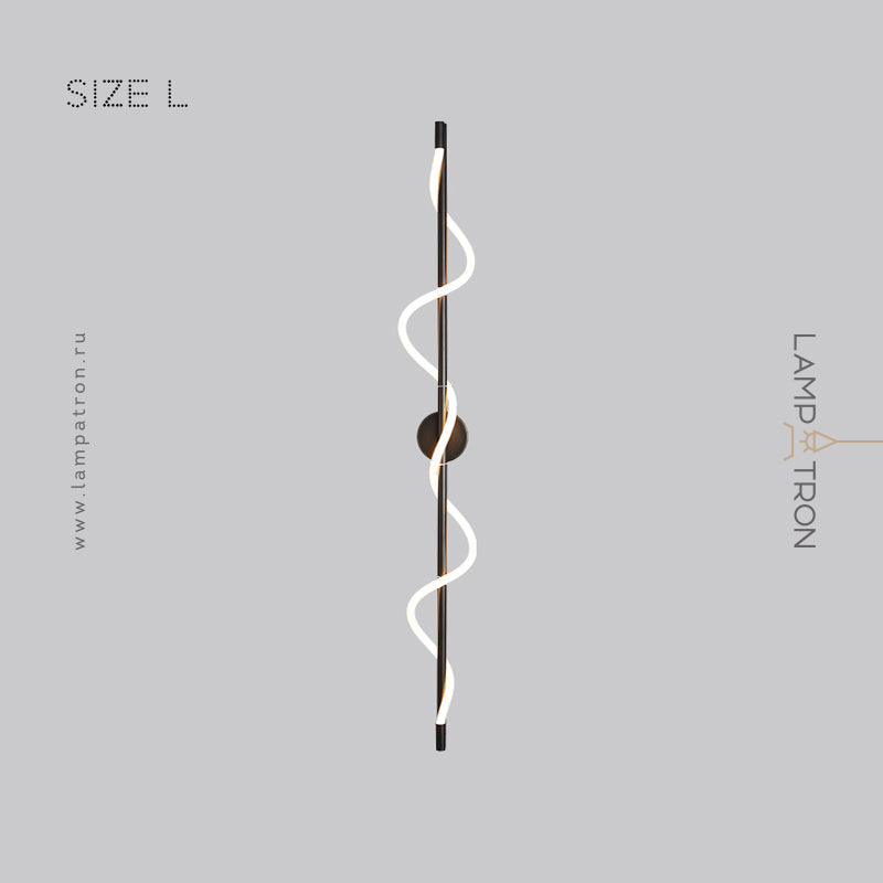 GLORIFY LUX Wall Light by Lampadom - scale reference