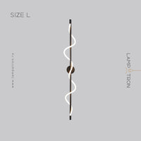 GLORIFY LUX Wall Light by Lampadom - scale reference