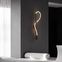 GLORIFI OPTICAL CORD Wall Light by Lampadom - side view