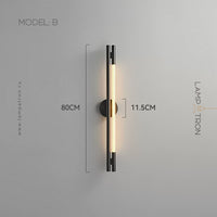 GLORIFI OPTICAL CORD Wall Light by Lampadom - scale reference
