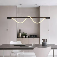 GLORIFY OPTIC Linear Chandelier by Lampadom - top view