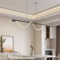 GLORIFY OPTIC Linear Chandelier by Lampadom - scale reference