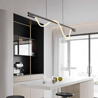 GLORIFY OPTIC Linear Chandelier by Lampadom - detail view