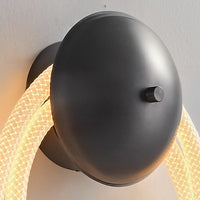 GLORIFY OPTIC LOOP Wall Light by Lampadom - angle view