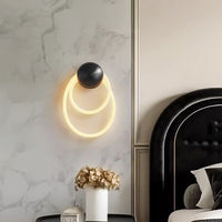 GLORIFY OPTIC LOOP Wall Light by Lampadom - scale reference