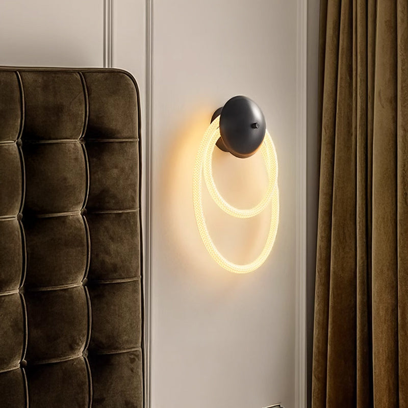 GLORIFY OPTIC LOOP Wall Light by Lampadom - side view