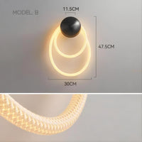 GLORIFY OPTIC LOOP Wall Light by Lampadom - ambient shot