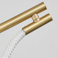 GLORIFY OPTIC LUX Linear Chandelier by Lampadom - side view