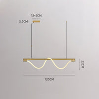 GLORIFY OPTIC LUX Linear Chandelier by Lampadom - ambient shot