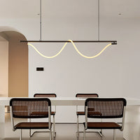 GLORIFY OPTIC LUX Linear Chandelier by Lampadom - close-up