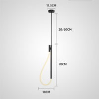 LUMINAIRES GLORIFI OPTICAL Pendant by Lampadom - scale reference