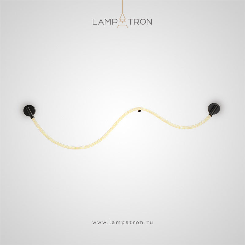 GLORIFY OPTIC Wall Light by Lampadom - side view