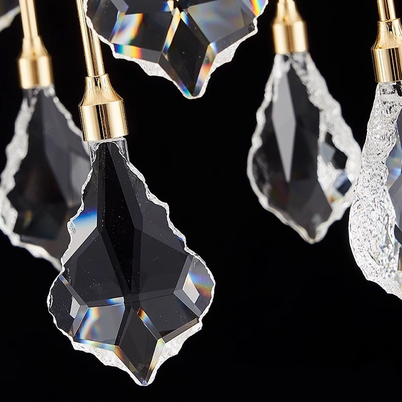 GLORIOLE Chandeliers by Lampadom - side view