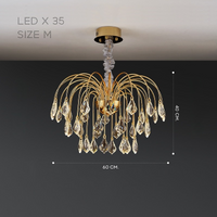 GLORIOLE Chandeliers by Lampadom - ambient shot