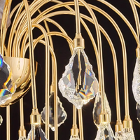 GLORIOLE Chandeliers by Lampadom - angle view