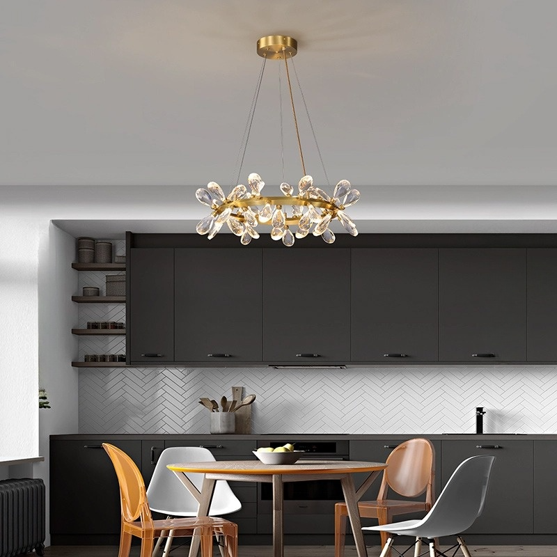 GLORIOLE Ring Chandelier by Lampadom - side view