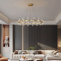GLORIOLE Ring Chandelier by Lampadom - scale reference