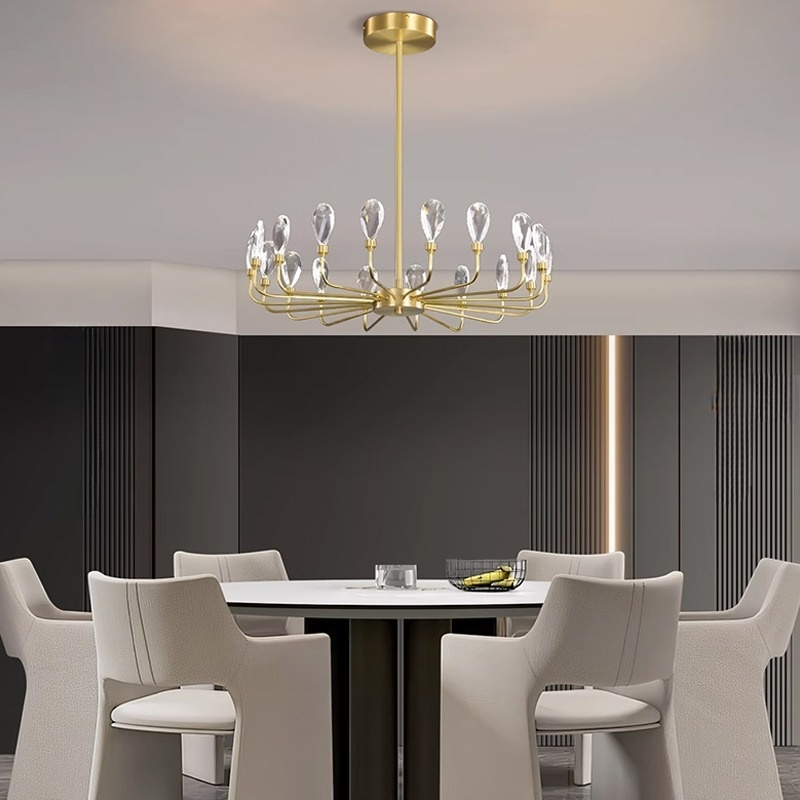 GLORIOLE UP Chandeliers by Lampadom - scale reference