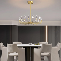 GLORIOLE UP Chandeliers by Lampadom - scale reference