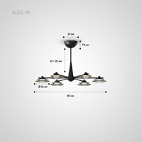 GORM CH Chandelier Chandelier in Crystal by Lampadom - view 11