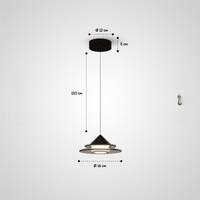 GORM Pendant lighjt by Lampadom - close-up