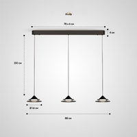 GORM Pendant lighjt by Lampadom - top view