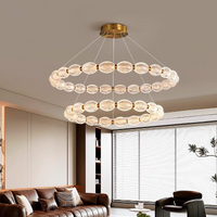 CARA ELLIPSE Ring Chandelier by Lampadom - close-up