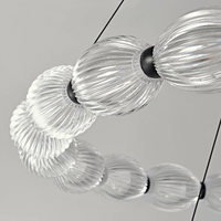 CARA ELLIPSE Ring Chandelier by Lampadom - ambient shot