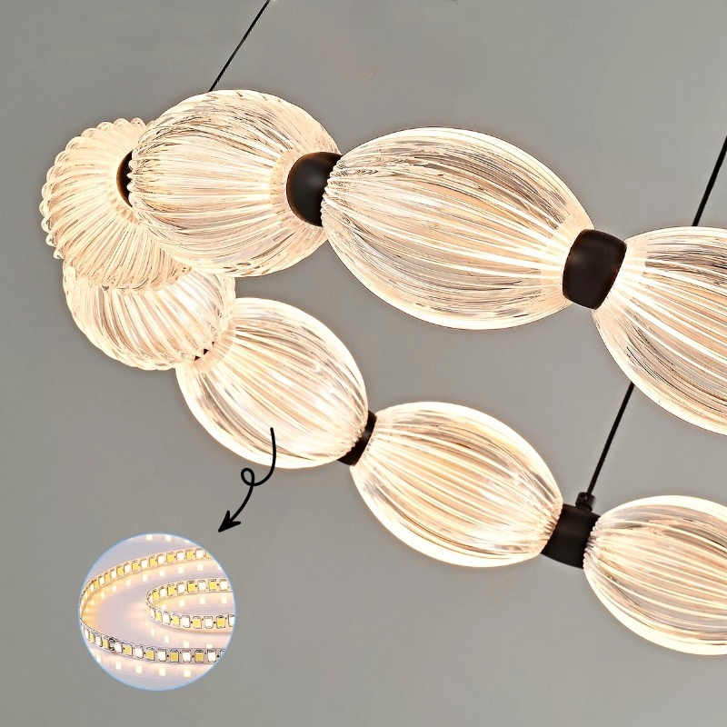 CARA ELLIPSE Ring Chandelier by Lampadom - scale reference