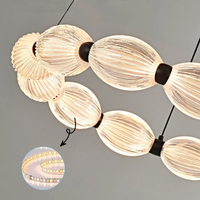 CARA ELLIPSE Ring Chandelier by Lampadom - scale reference