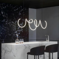 GLORIFY BLACK Linear Chandelier