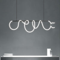 GLORIFY BLACK Linear Chandelier