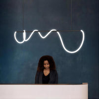 GLORIFY BLACK Linear Chandelier