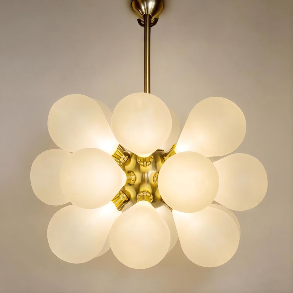 GRAPH MILK Chandelier by Lampadom - close-up