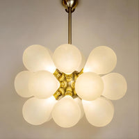 GRAPH MILK Chandelier by Lampadom - close-up