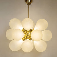 GRAPH MILK Chandelier by Lampadom - angle view