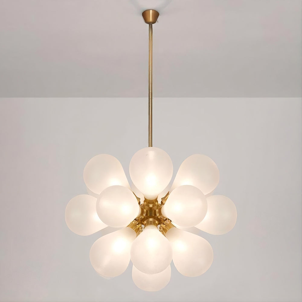 GRAPH MILK Chandelier by Lampadom - close-up