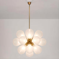 GRAPH MILK Chandelier by Lampadom - close-up