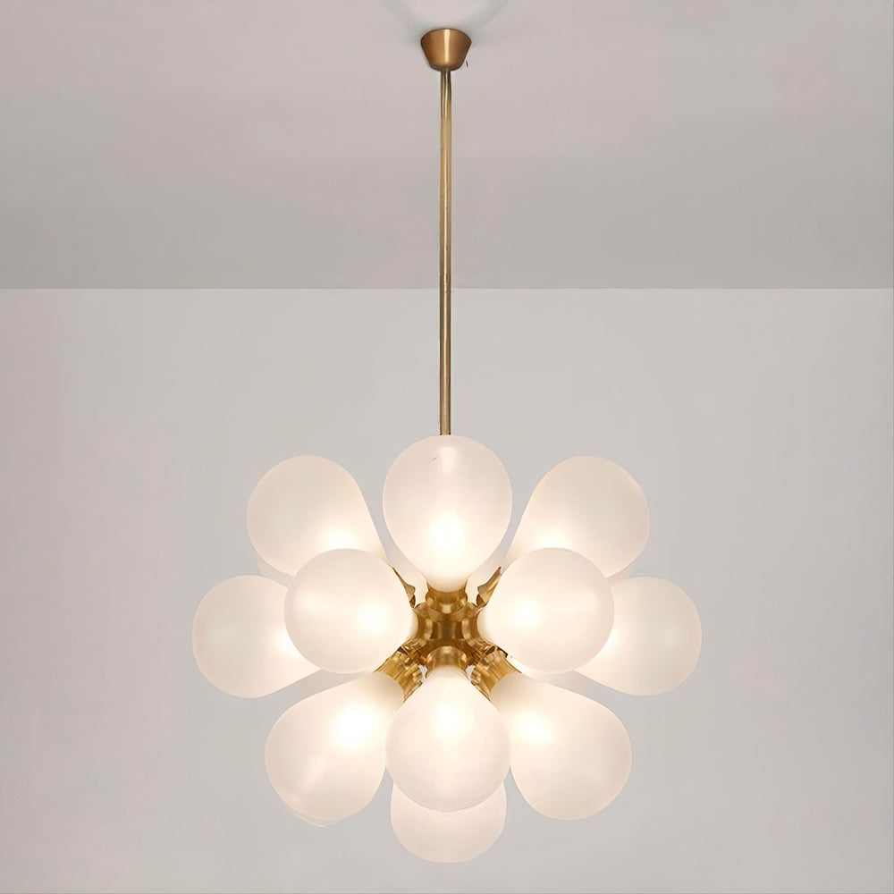 GRAPH MILK Chandelier by Lampadom - top view