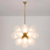 GRAPH MILK Chandelier by Lampadom - top view