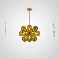 GRAPH MILK Chandelier by Lampadom - top view