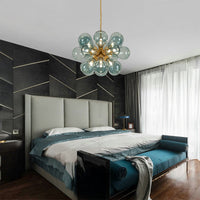GRAPH MILK Chandelier by Lampadom - scale reference