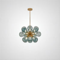 GRAPH MILK Chandelier by Lampadom - side view